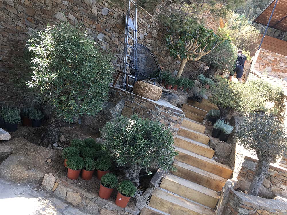 Création paysagère dans le Var